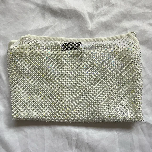 NWT WeWoreWhat Crystal Mesh Camo in White - Picture 4 of 6